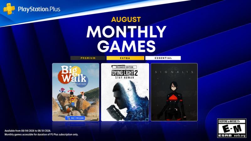 Игры PS Plus в августе 2026: Dying Light 2, Big Walk и SIGNALIS