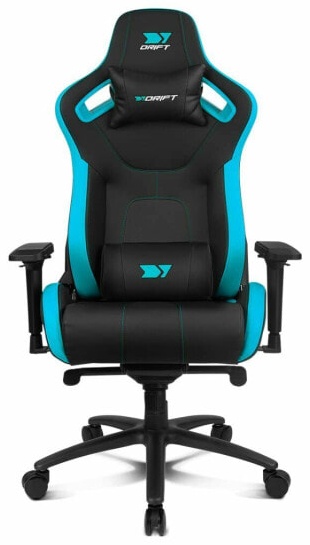 (EU) Игровое кресло DRIFT DR600BL, 269679086, Чёрное/Голубое