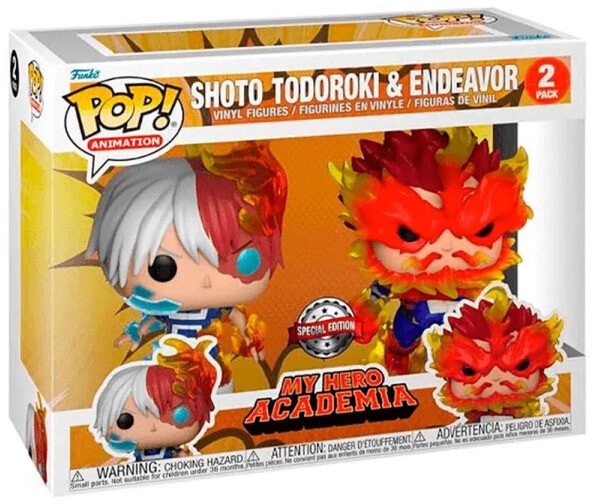 (EU) Фигурка Funko POP! Animation: Shoto Todoroki & Endeavor (2-pack) (FU64993)