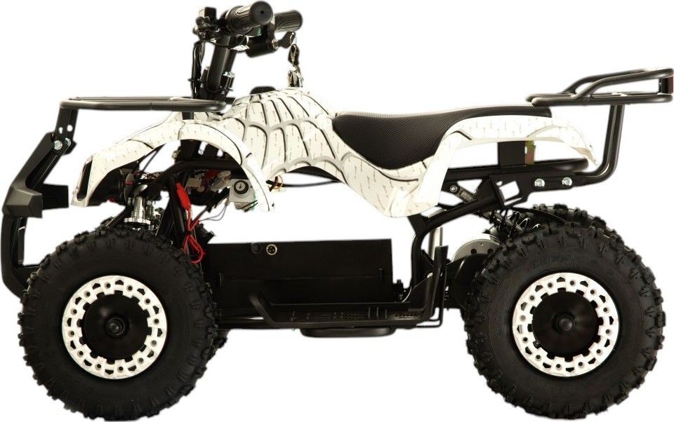 Детский электроквадроцикл RiverToys (ANRI) (белый Spider)