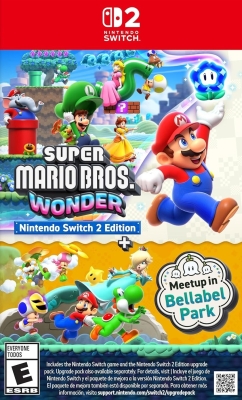 Игра Super Mario Bros. Wonder + Meetup in Bellabel Park (Nintendo Switch 2, русская версия)