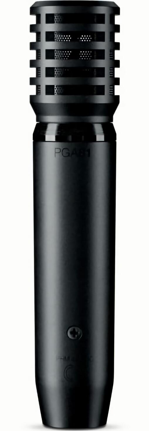 

(EU) Инструментальный микрофон Shure PGA81-XLR, конденсаторный кардиоидный, с кабелем XLR