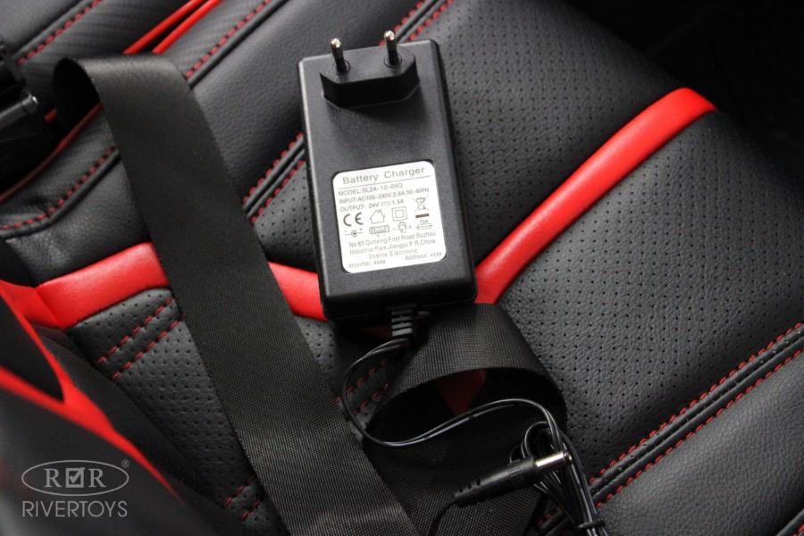 Детский электромобиль RiverToys Lamborghini Aventador SV (M777MM) розовый