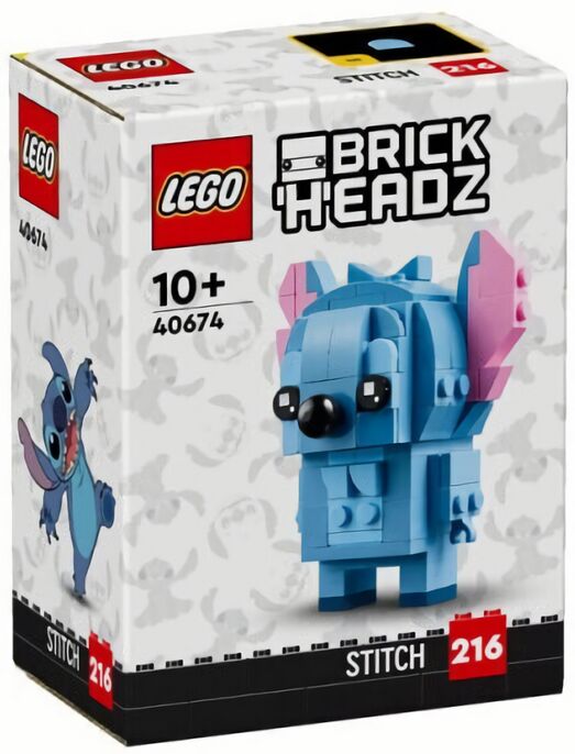 (EU) Игрушка-конструктор LEGO Brick Headz Стич (40674)