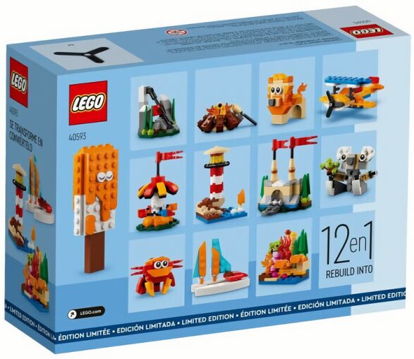 (EU) Конструктор LEGO 12 в 1 Весёлое творчество (40593)