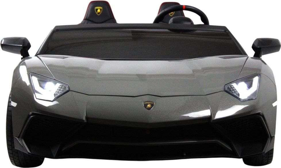 Детский электромобиль RiverToys Lamborghini Aventador SV (M777MM) серый