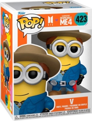 (EU) Фигурка Funko POP! Rocks BTS Despicable Me 4: V (423)