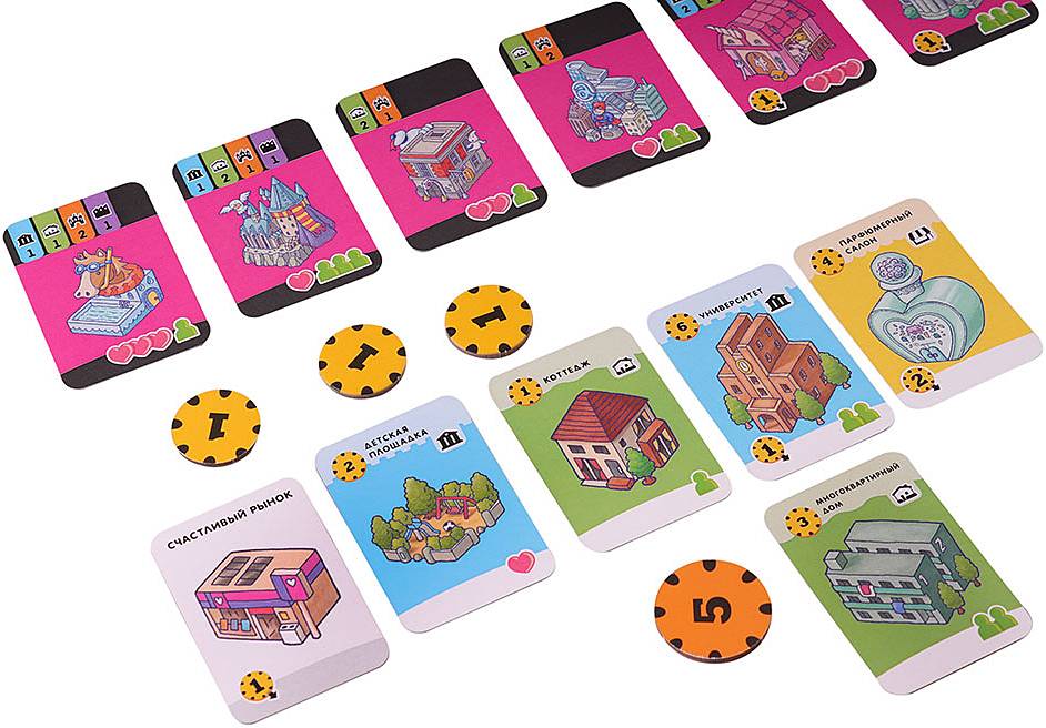 (EU) Настольная игра Стиль жизни Город Счастья