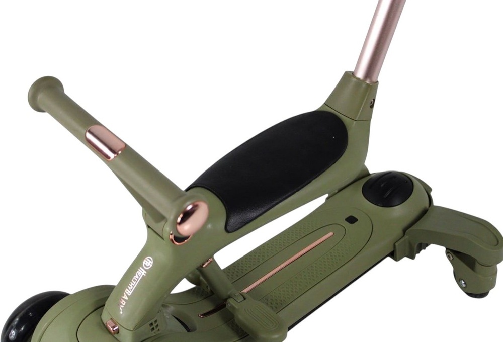 Детский cамокат-беговел RiverToys (HB-111) (зеленый)