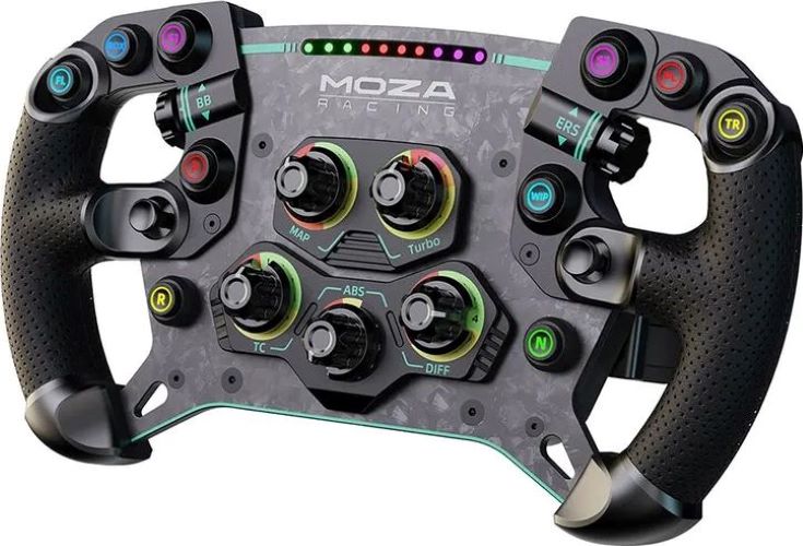 Съемное рулевое колесо MOZA GS V2P Steering Wheel (Leather) RS056