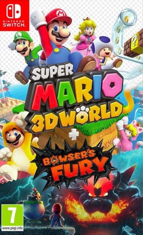 Игра Super Mario 3D World + Bowser's Fury (Nintendo Switch, русские субтитры)