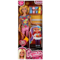 Кукла 29 см София , руки и ноги сгиб, акс, кор КАРАПУЗ в кор.24шт 66001-SET13-S-BB