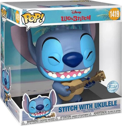 (EU) Фигурка Funko POP! Disney Lilo & Stitch: Stitch with Ukulele (1419)