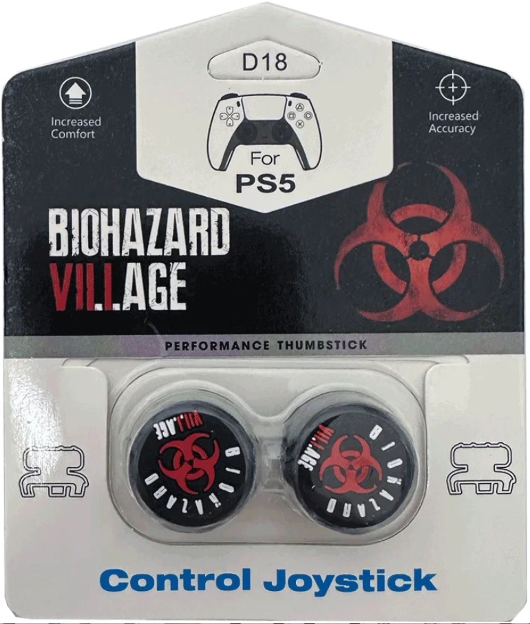 Высокие накладки на стики CQC Biohazard VII.I.AGE для геймпада DualSense