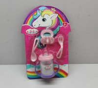 Набор аксессуаров 4 предмета: соска, бутылочка, ложка, вилка КАРАПУЗ в кор.2*48шт B1885303-RU