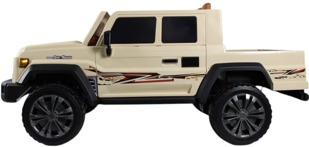 Детский электромобиль RiverToys Pick-Up (E555KX-PICKUP-KHAKI) хаки