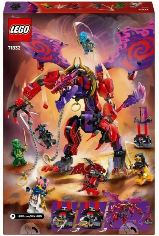 (EU) Конструктор LEGO Ninjago Громовой Дракон Хаоса (71832)