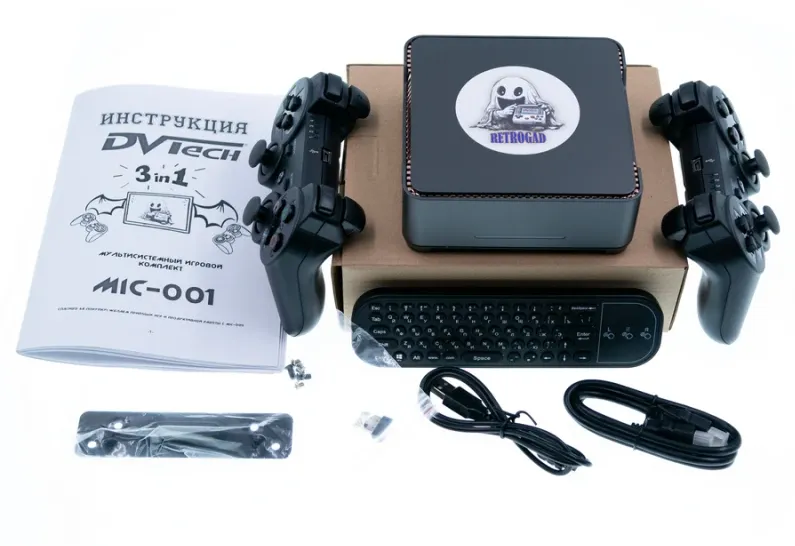 Мультисистемный игровой комплекс 3 в 1 DVTech MIC-001 BK