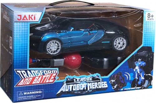 Радиоуправляемый робот JiaQi трансформер-боксер спортивная машина (TT685)