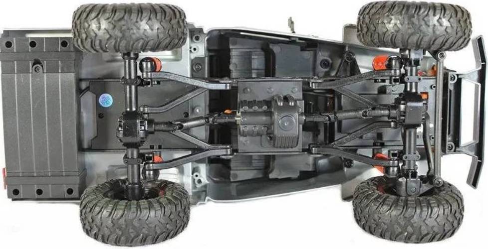 Радиоуправляемая модель MN Model японский пикап Toyota FJ45 4WD (1к12) серебристый (MN-45S)