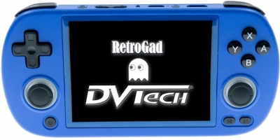 Портативная игровая приставка DVTech Anbernic DV40-H (синяя)