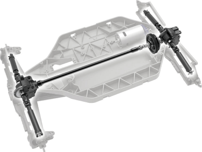 Радиоуправляемая модель шорт-корс Traxxas Slash 4x4 RTR 1к10 (TRA68054-1-O)