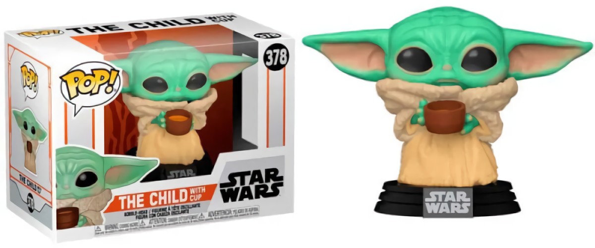 (EU) Фигурка Funko POP! Star Wars: The Child with Cup (378)