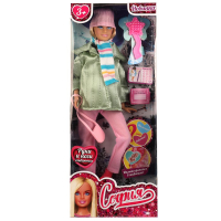 Кукла 29 см София беременная, руки и ноги сгиб, акс, зимняя одежда, кор КАРАПУЗ в кор.24шт 66001B1-W4-S-BB