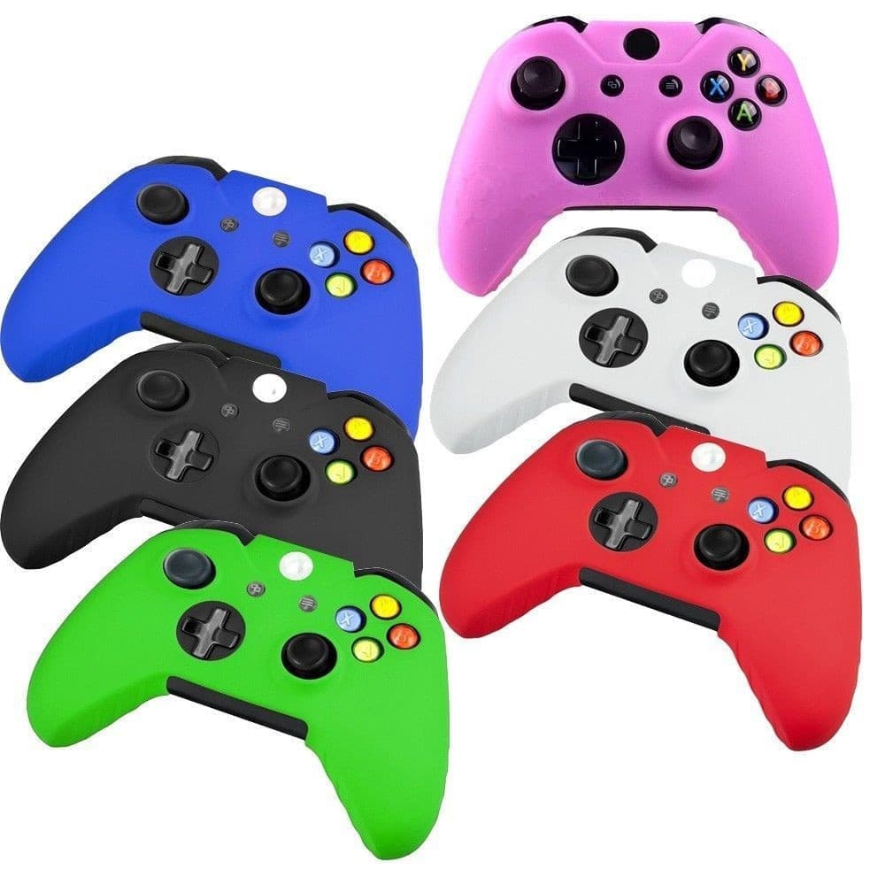 Силиконовый чехол для геймпада Microsoft XBOX One Wireless Controller (синий)
