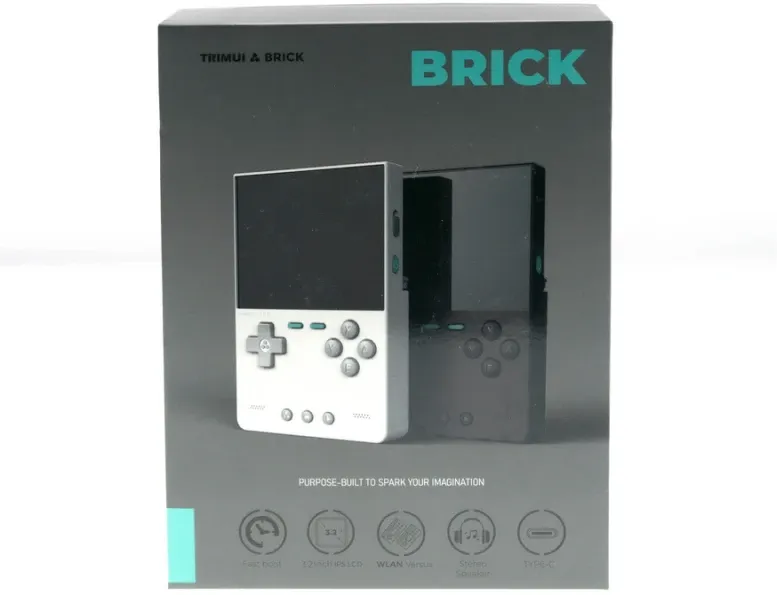 Портативная игровая приставка Trimui Brick (белая)