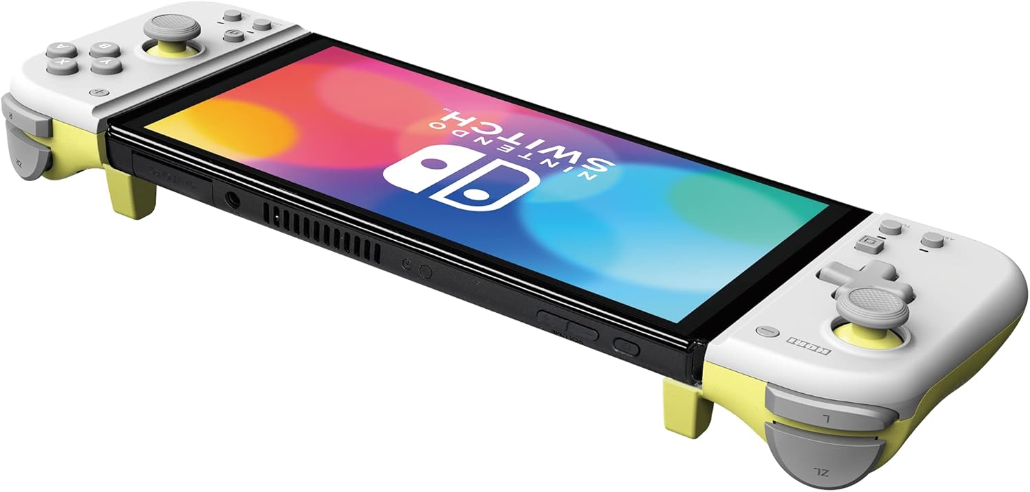 Контроллеры HORI Split Pad Compact (Grey x Yellow) для консоли Switch (NSW-373U)