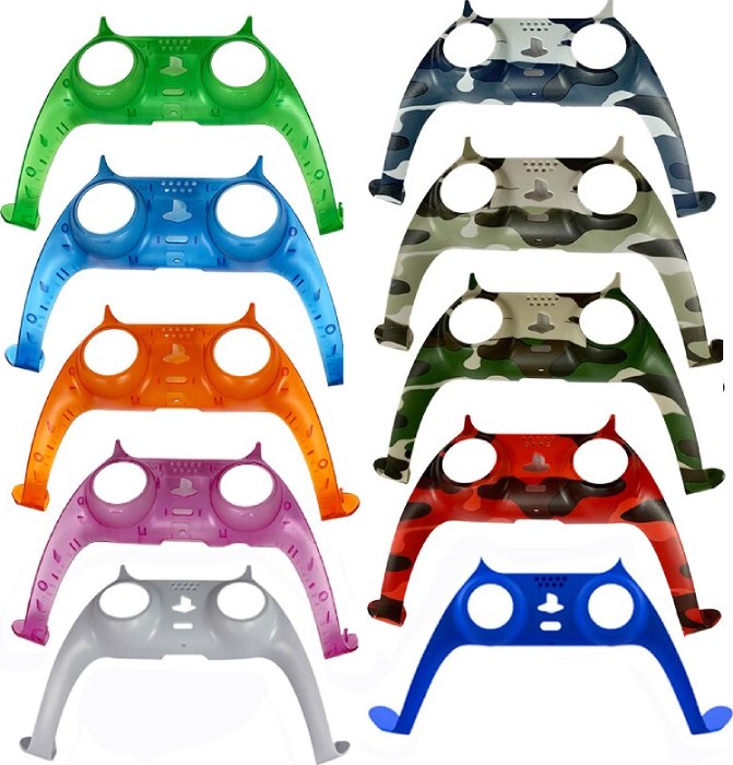 Съёмная панель Decorative Shell для геймпада Sony DualSense Green Camuflage (GAM-P5001)
