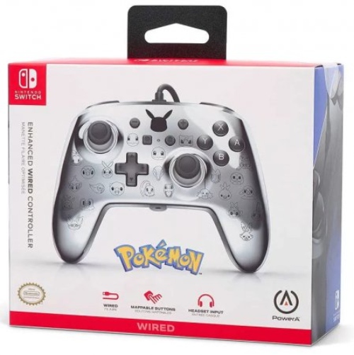 Геймпад PowerA Wireless Controller Pikachu Black and Silver