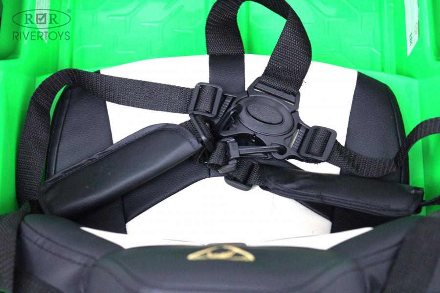 Детский электромобиль RiverToys Lamborghini Aventador SVJ (A333MP) зеленый