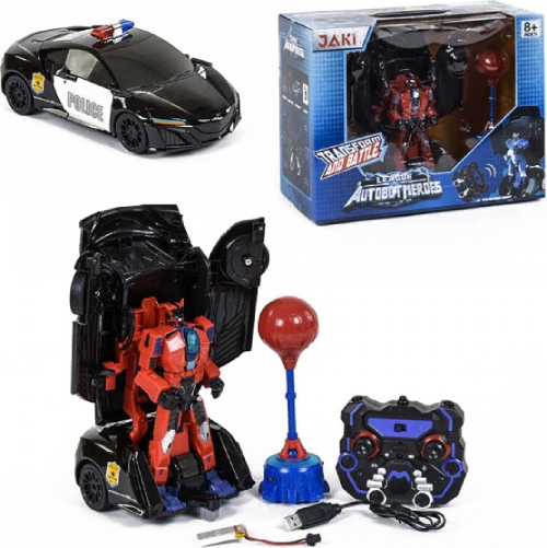 Радиоуправляемый робот JiaQi трансформер-боксер спортивная машина (TT688-S)