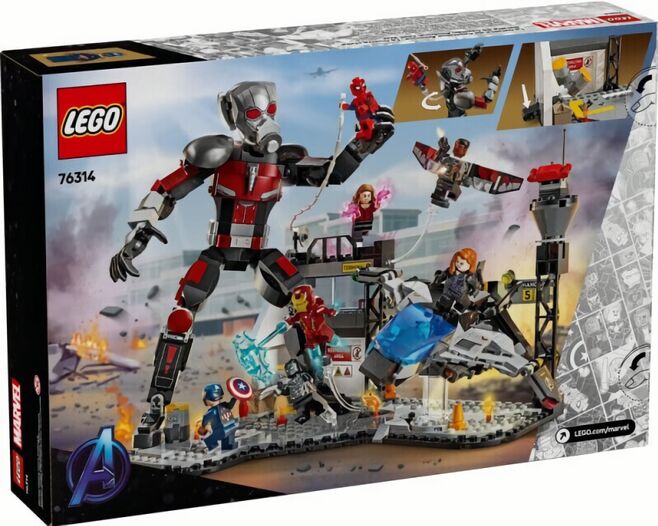 (EU) Конструктор LEGO Marvel Капитан Америка: боевик Гражданской войны (76314)