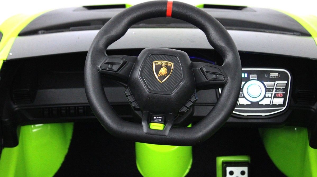 Детский электромобиль RiverToys Lamborghini Huracán STO (E888EE-GREEN) зеленый