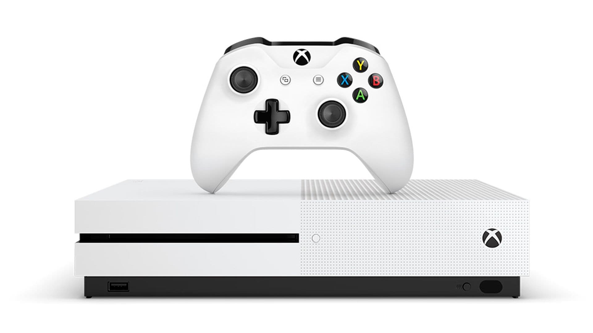 Microsoft XBOX One S (500GB) + 2-й геймпад + 2 аккумулятора и док-станция для геймпадов + стенд