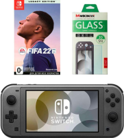 Nintendo Switch Lite 32GB (Серый) + защитная пленка + игра FIFA 22 Legacy Edition