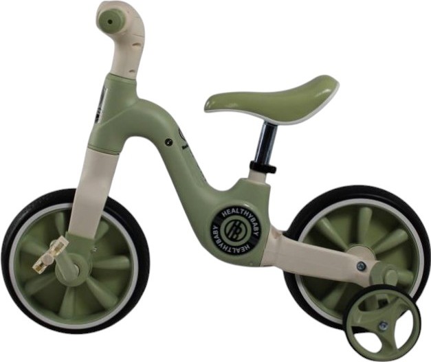 Детский беговел-велосипед RiverToys (HB-318) (зеленый)