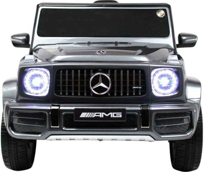 Детский электромобиль RiverToys Mercedes-Benz G63 (T999TT-SILVER-GLANEC     ) серый глянец