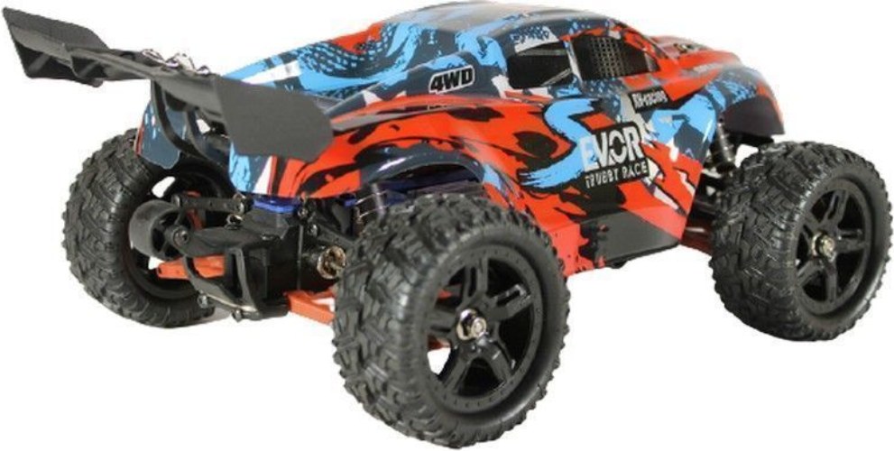 Радиоуправляемая модель Remo Hobby трагги S EVO-R Brushless UPGRADE V2.0 4WD (1к16) красный (RH1665UPGV2-RED)