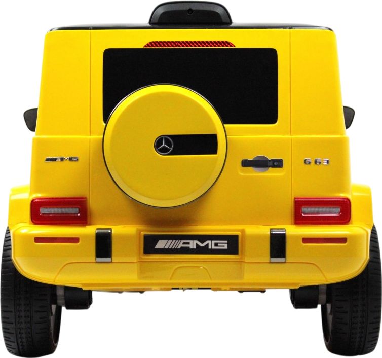 Детский электромобиль RiverToys Mercedes-Benz G63 (T999TT) желтый