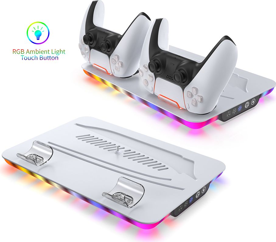 Охлаждающая док-станция DOBE для PS5 с зарядными устройствами (TP5-35103)