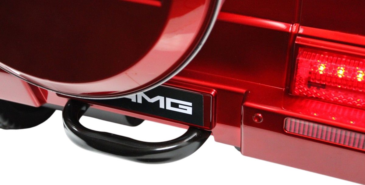 Детский электромобиль RiverToys Mercedes-Benz G65 (E111EE) красный глянец