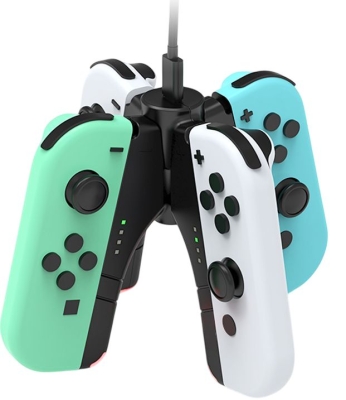Зарядная станция DOBE для 4-х контроллеров Joy-Con Nintendo Switch (TNS-1180)