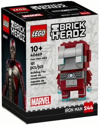 (EU) Конструктор LEGO Brick Headz Марвел: Железный человек MK5 (40669)