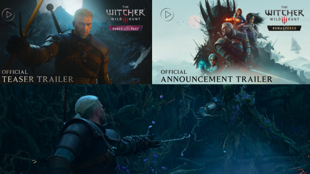 На gamescom CD Projekt RED анонсировала ремастер «Ведьмака 3» и показала тизер дополнения «Баллады прошлого»
