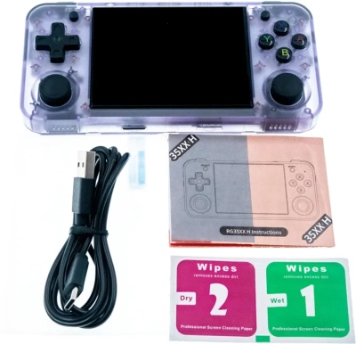 Игровая портативная приставка Anbernic RG35XX-H (сиреневая)