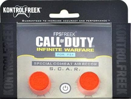 Накладки на стики KontrolFreek Grips Call of Duty Infinite Warfare Orange для геймпада Dualshock PS4 (оранжевый)